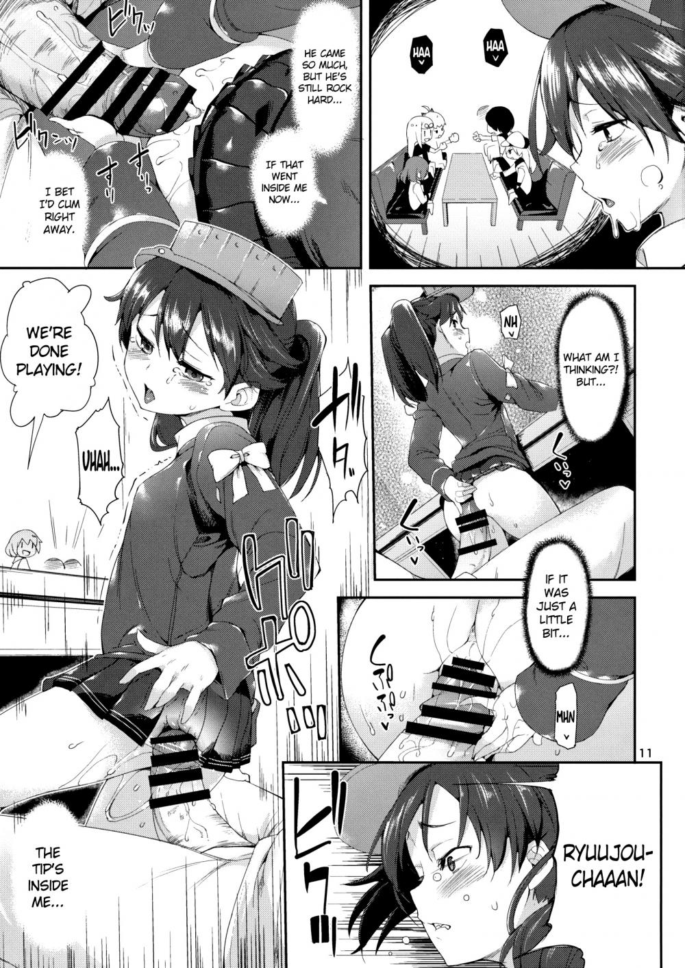 Hentai Manga Comic-Ryuujou-chan and Perverted Admiral in Love-Chapter 2-10